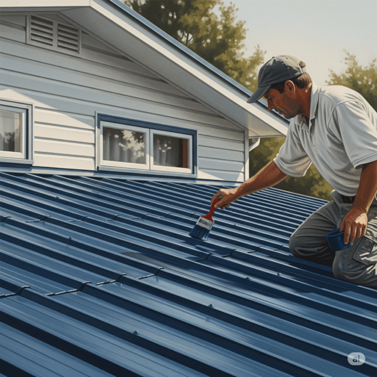 can you paint a metal roof