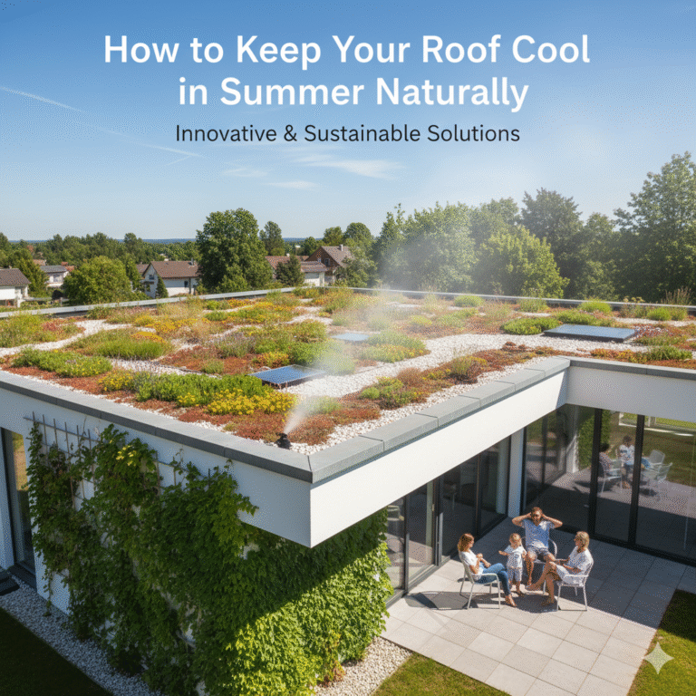how to keep roof cool in summer naturally