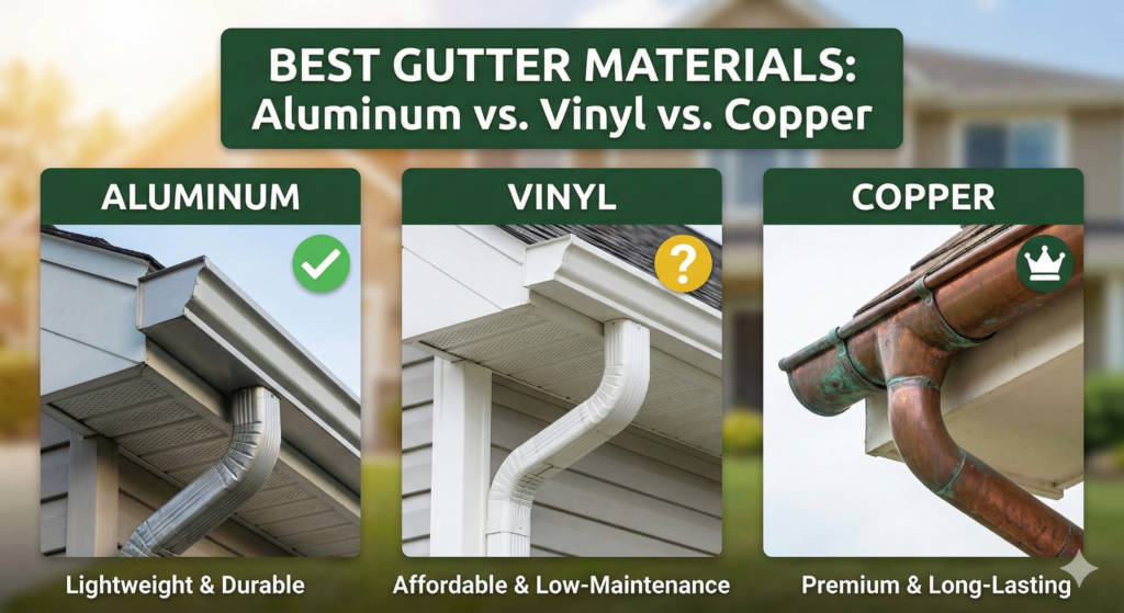 Best gutter materials