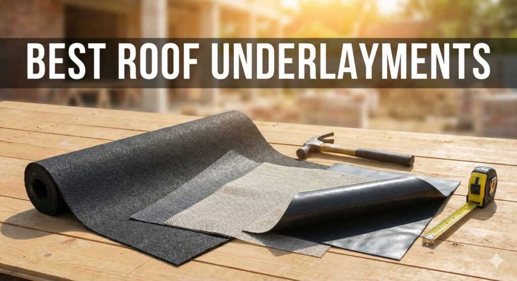 Best Roof Underlayments