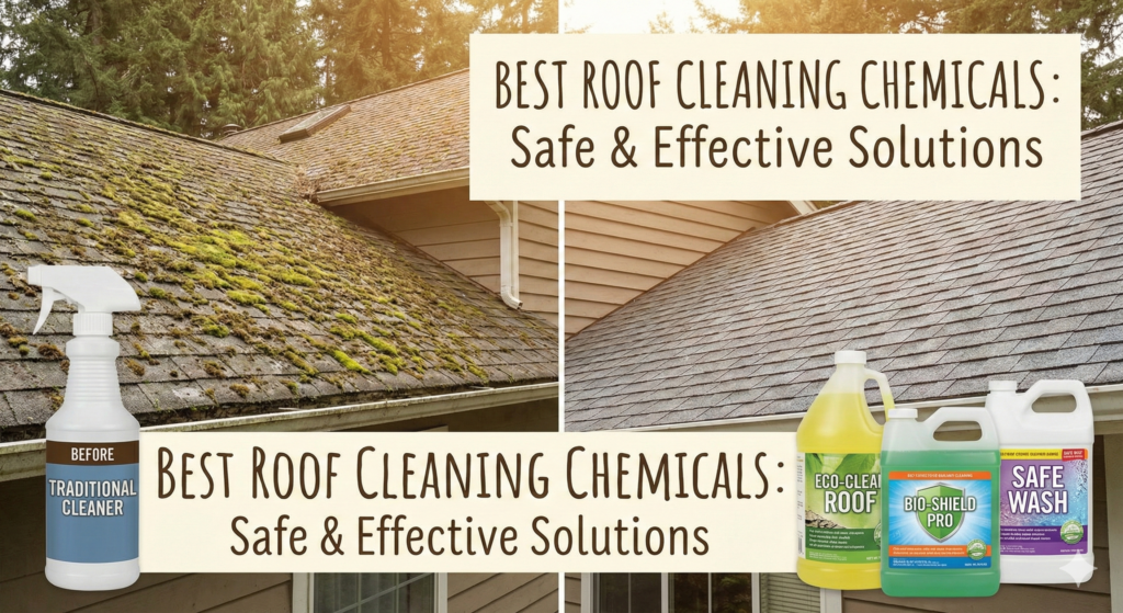 Best roof cleaning chemicals