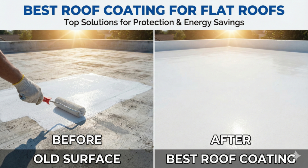 Best roof coating for flat roof