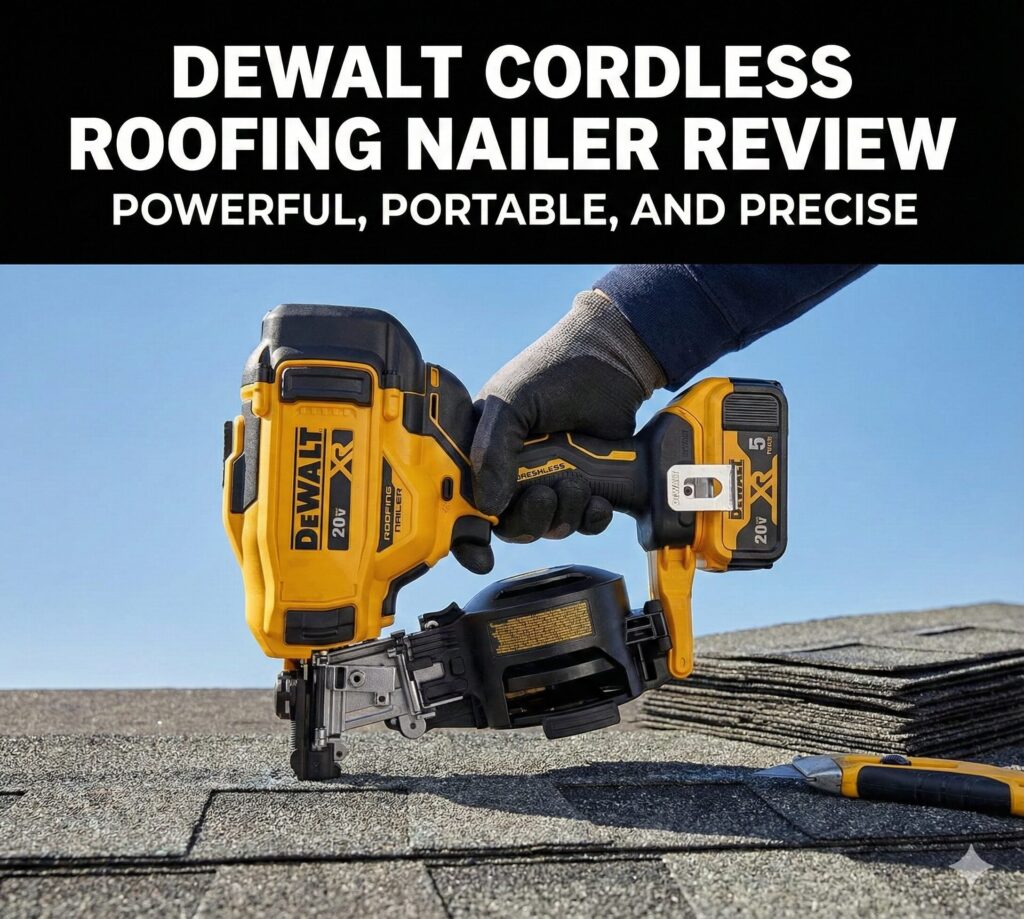 DeWalt cordless roofing nailer review