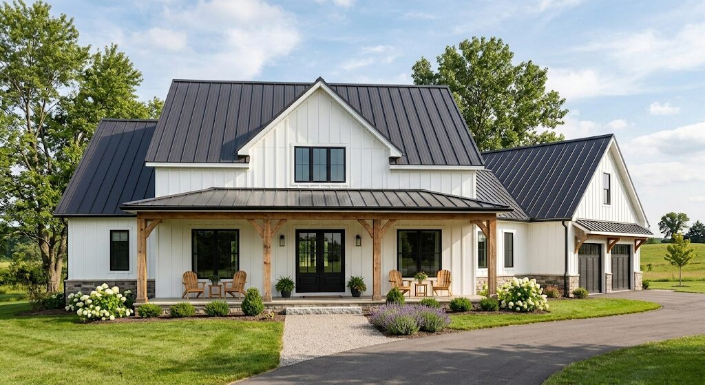 Best roof for a modern farmhouse
